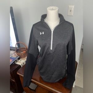 Under Armour Black & Gray Zip Up